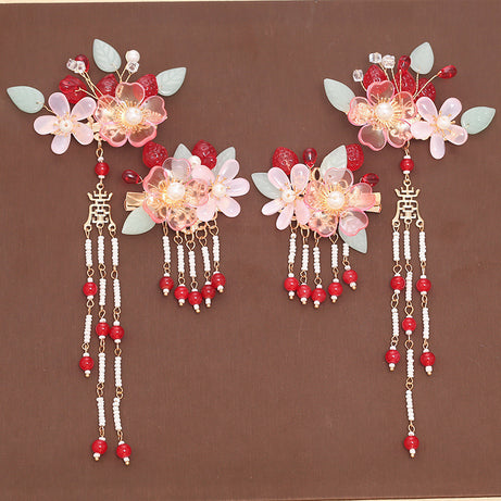 Fringed Headdress Hairpin Set – ShreeBliss