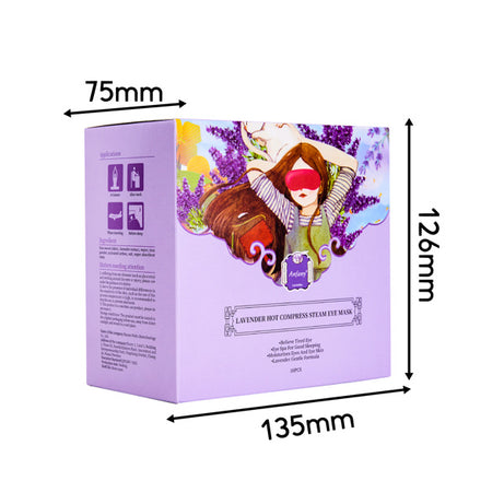 Lavender Heated Eye Mask - ShreeBliss