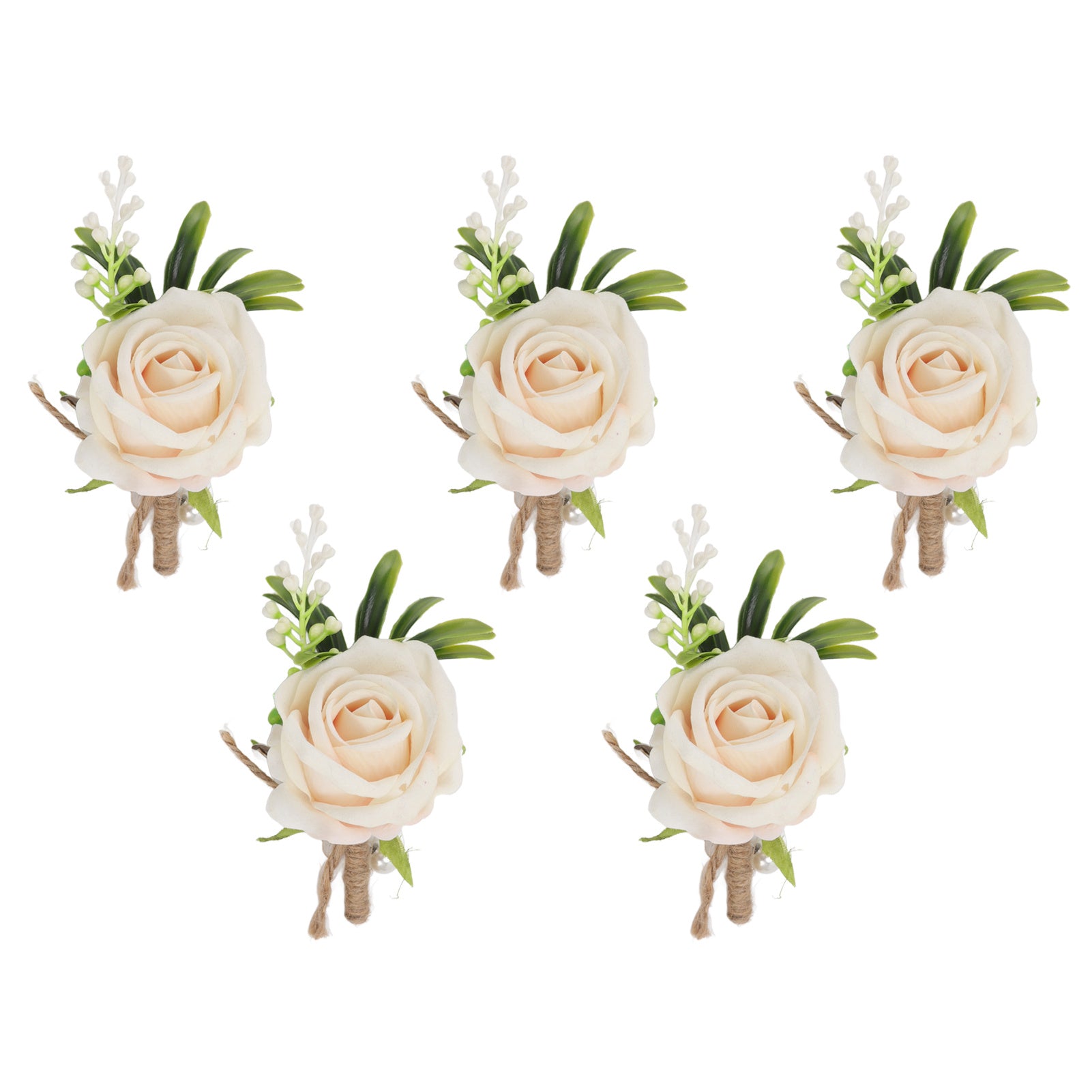 5PCS Wedding Boutonniere Corsage – ShreeBliss