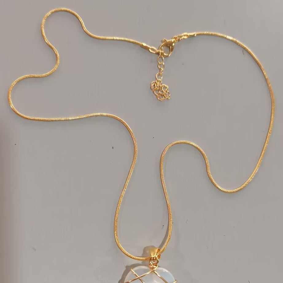 Fashion Moonstone Pendant Necklace for Girls – ShreeBliss