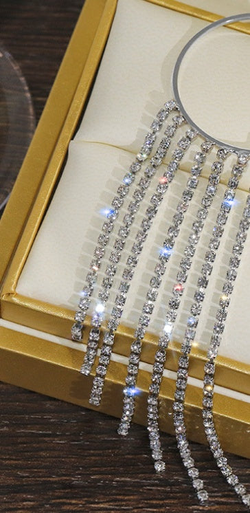 Fashionable And Simple Long Tassel Earrings - ShreeBliss