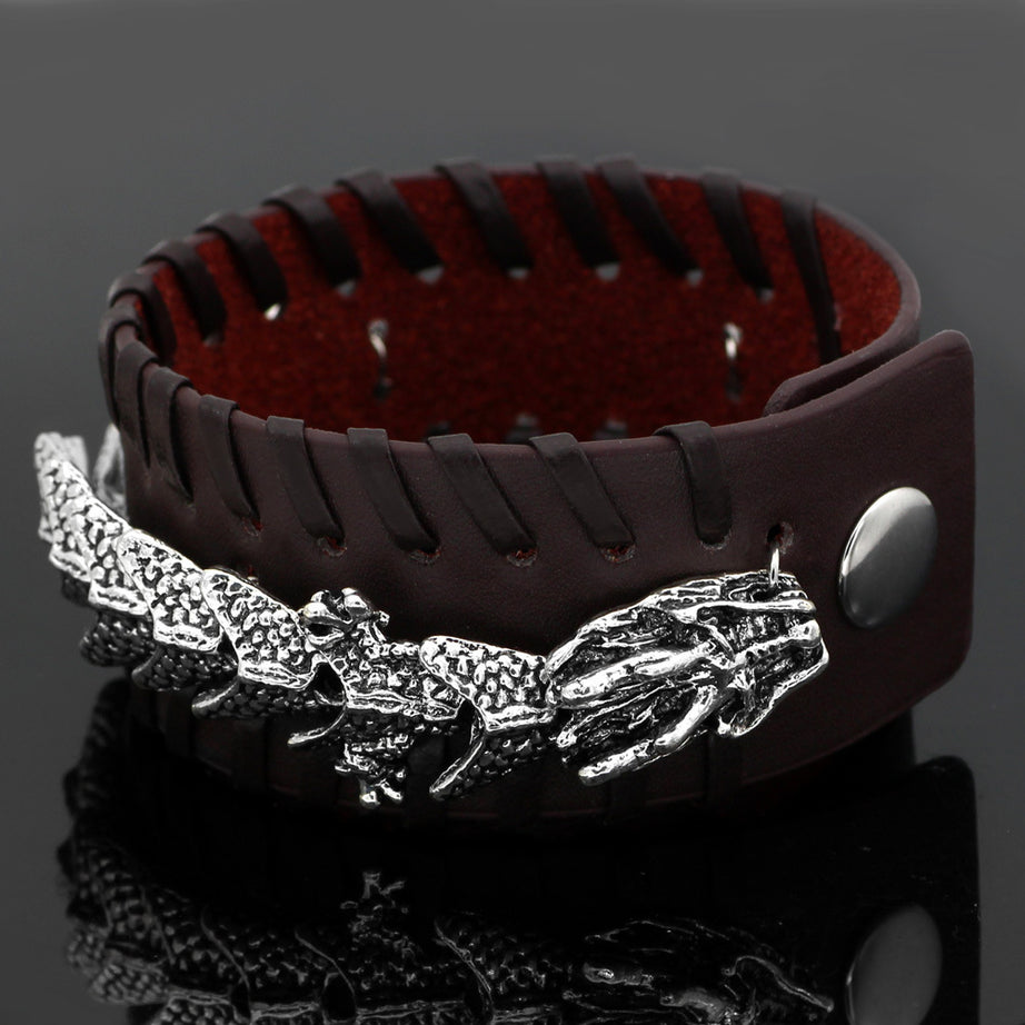 Viking Pirate Celtic Dragon Bracelet – ShreeBliss