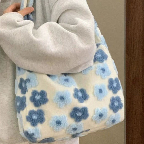 Women's Large Capacity Fur Bag – ShreeBliss