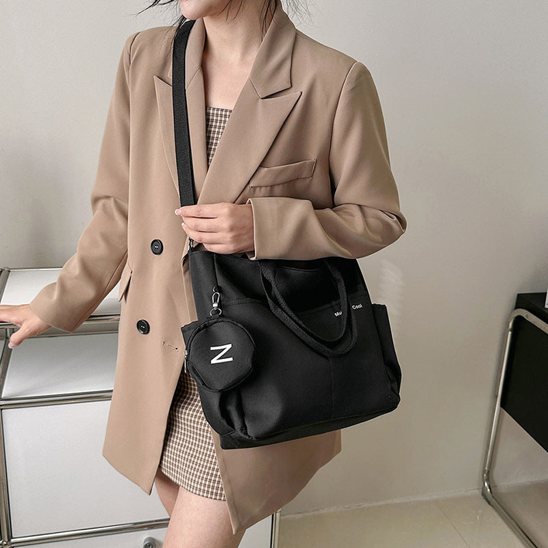 Women's Canvas Tote Crossbody Bag – ShreeBliss