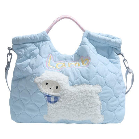 Cartoon Embroidery Drawstring Crossbody Bag - ShreeBliss