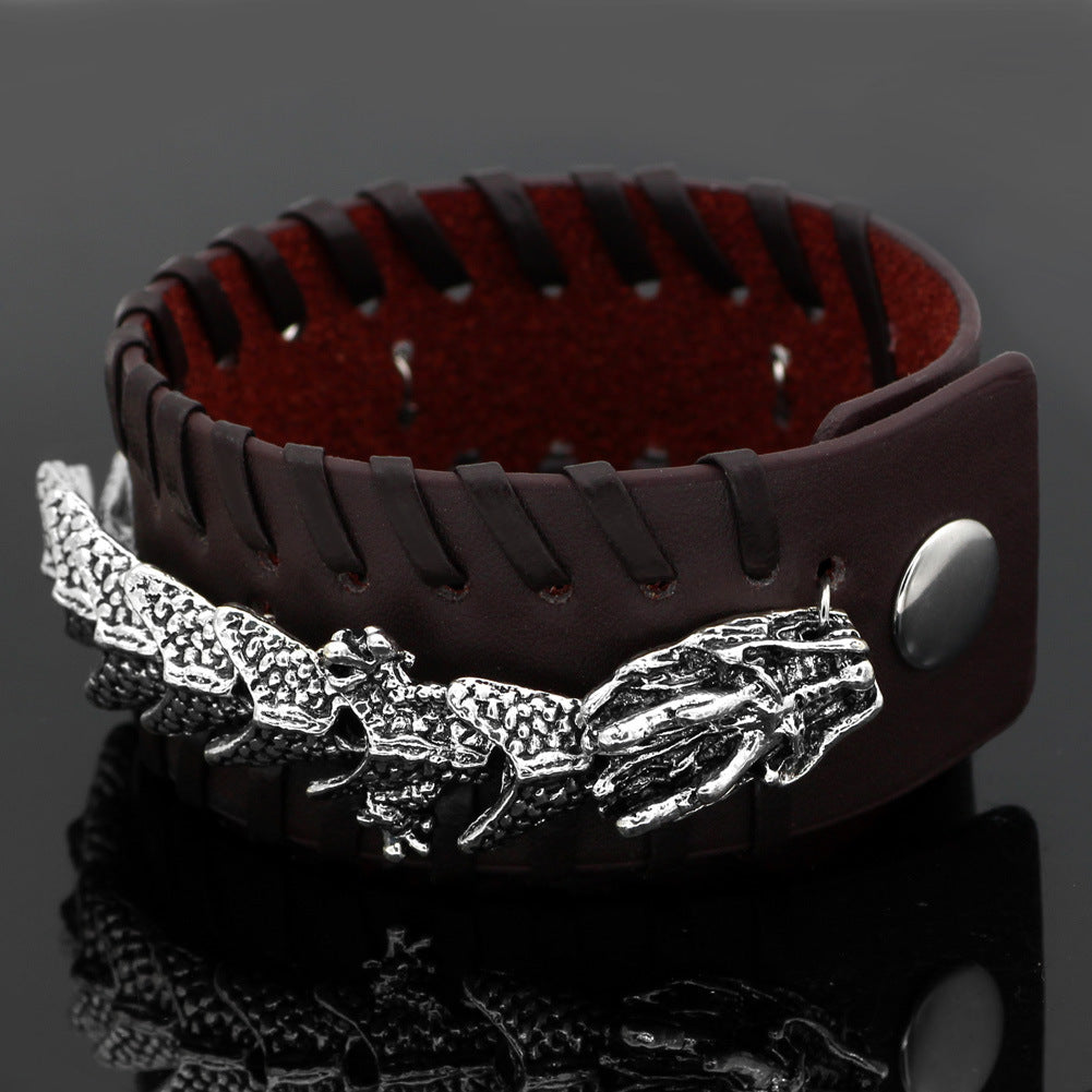 Viking Pirate Celtic Dragon Bracelet – ShreeBliss