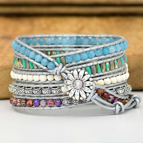 European & American Stone Beads Hand-Woven Watch - ShreeBliss