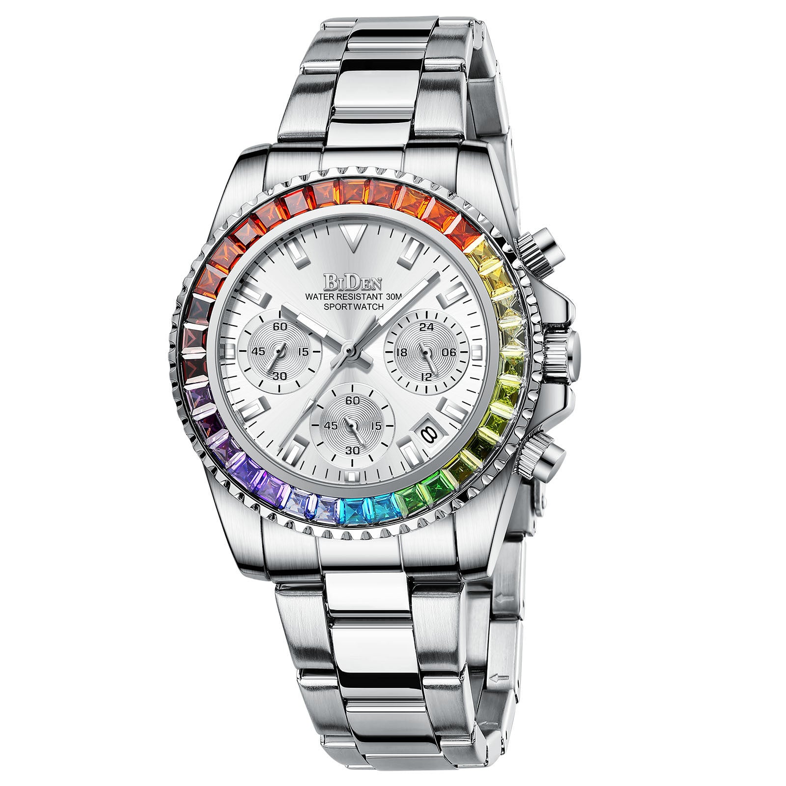 Fashion Steel Band Business Ladies Diamond Watch - ShreeBliss
