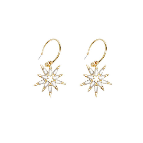 Shining SUNFLOWER Light Luxury Zircon Earrings – ShreeBliss