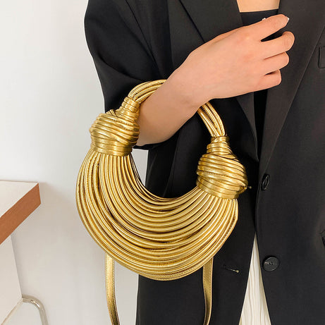 Trendy Metal Noodles Underarm Bag – ShreeBliss
