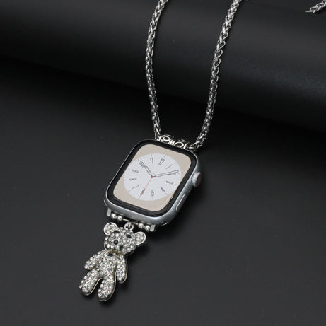 Watch Necklace with Feather Strap - ShreeBliss