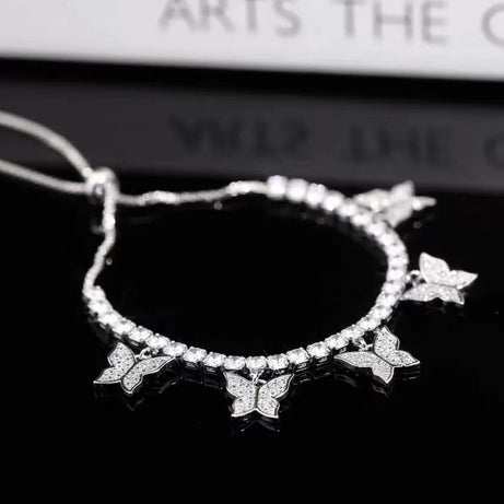 Multi Butterfly Light Luxury Zircon Bracelet – ShreeBliss