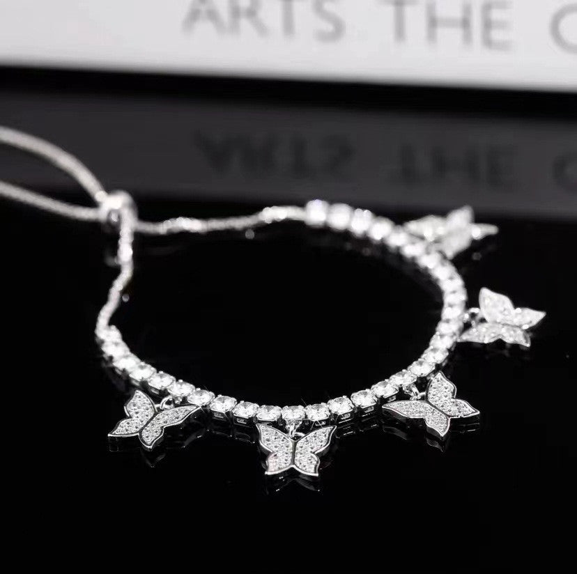 Multi Butterfly Light Luxury Zircon Bracelet – ShreeBliss