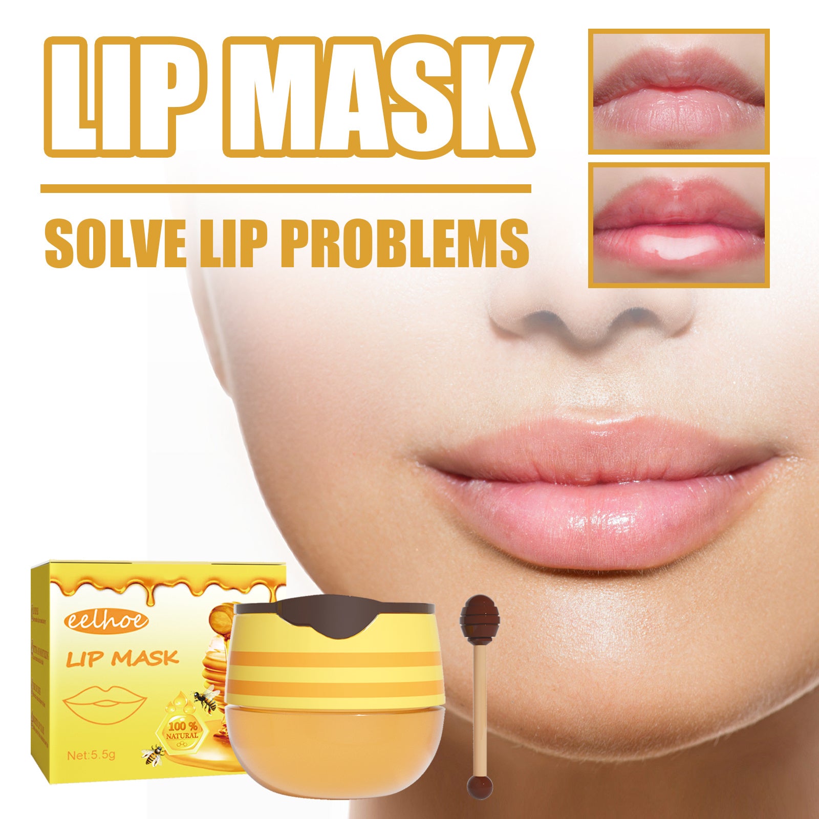 Honey Lip Mask - ShreeBliss