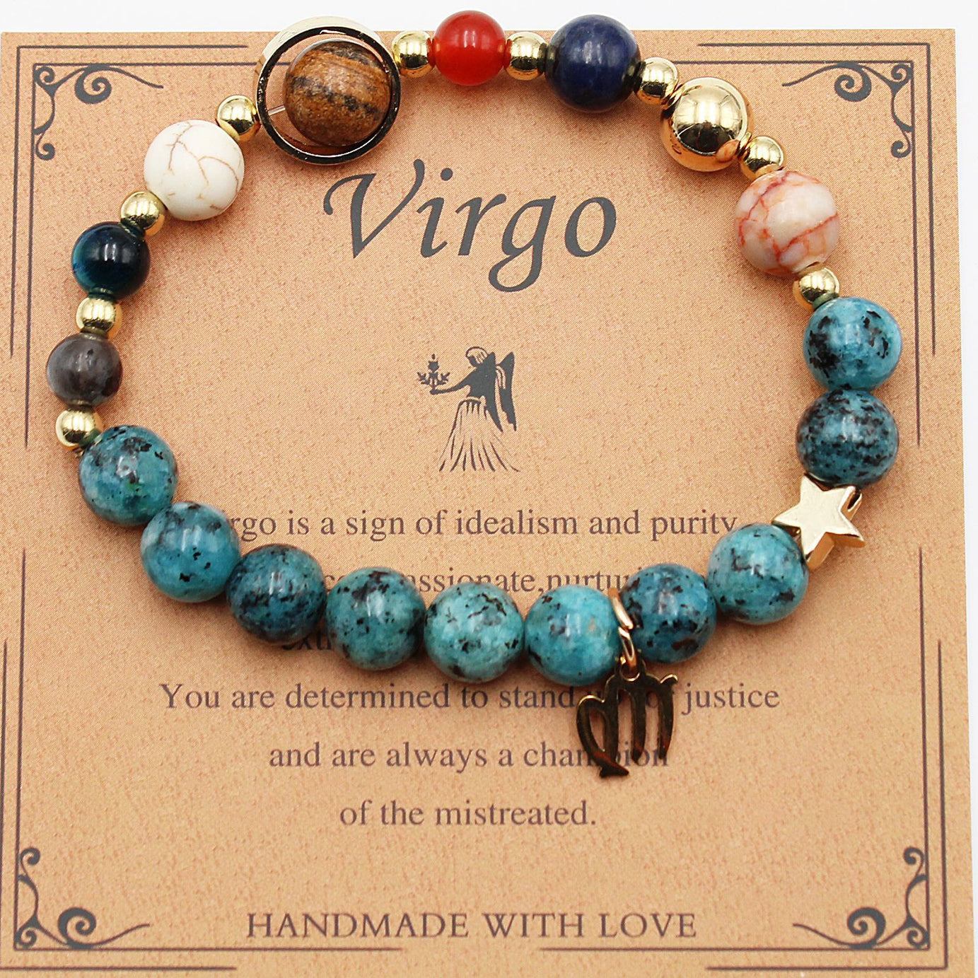 Eight Planets 12 Constellation Bracelet Natural Stone – ShreeBliss