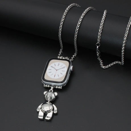Watch Necklace with Feather Strap - ShreeBliss