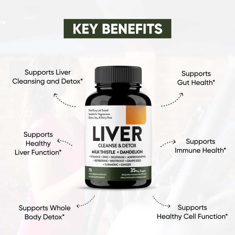 Liver Cleanse Detox Capsules - ShreeBliss