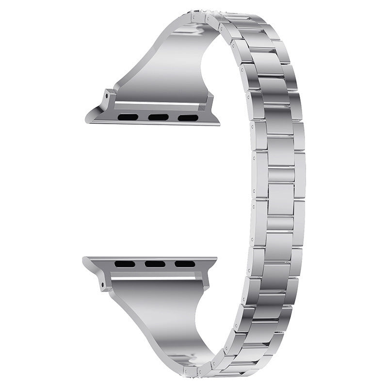 Three-Bead Paste Belt Stainless Steel Watch - ShreeBliss