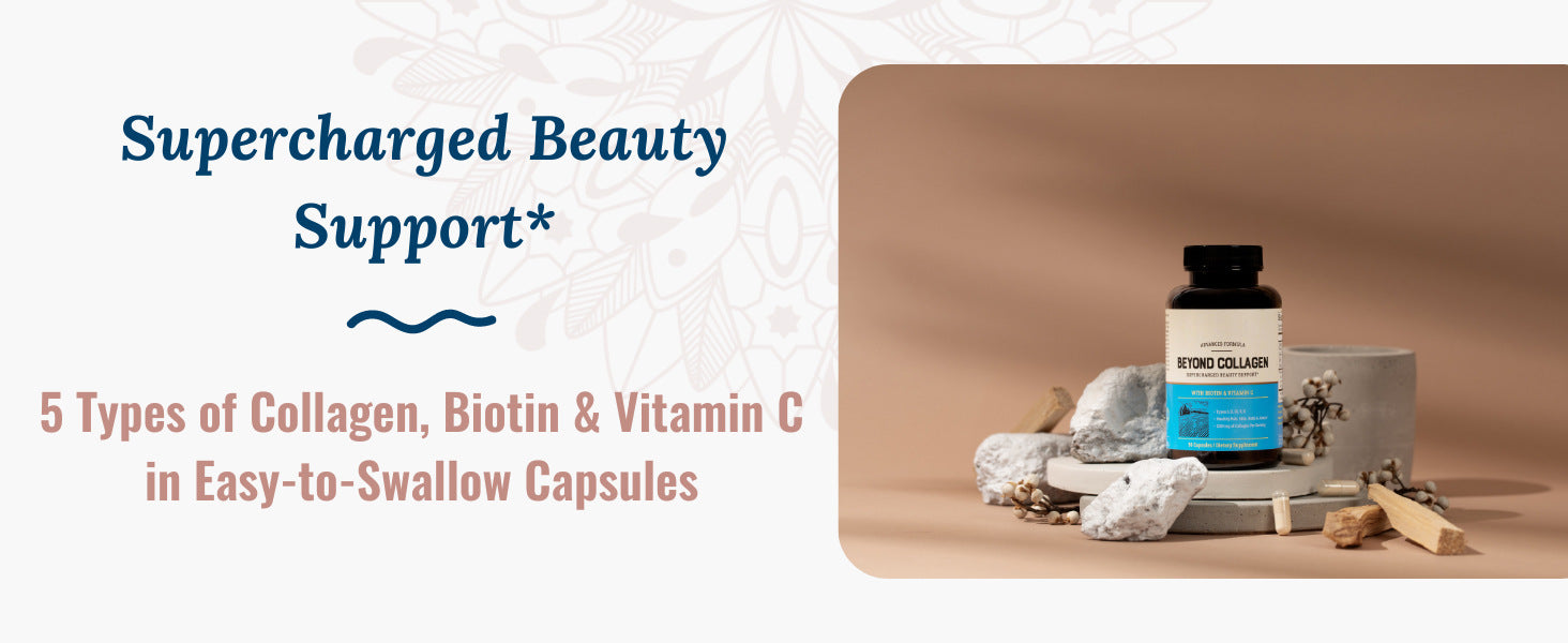 Collagen Capsules - Skin & Beauty Supplements - ShreeBliss