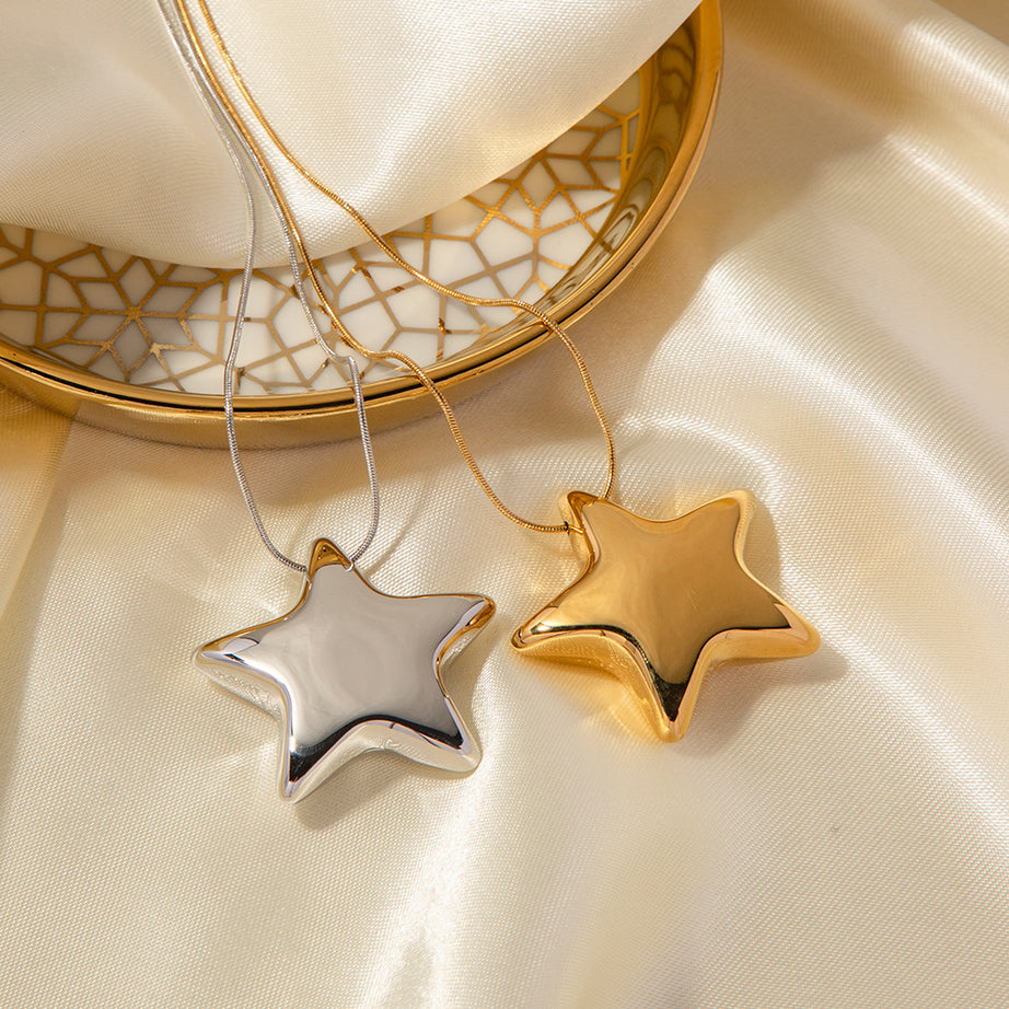 18K Gold-Plated Star Necklace – ShreeBliss