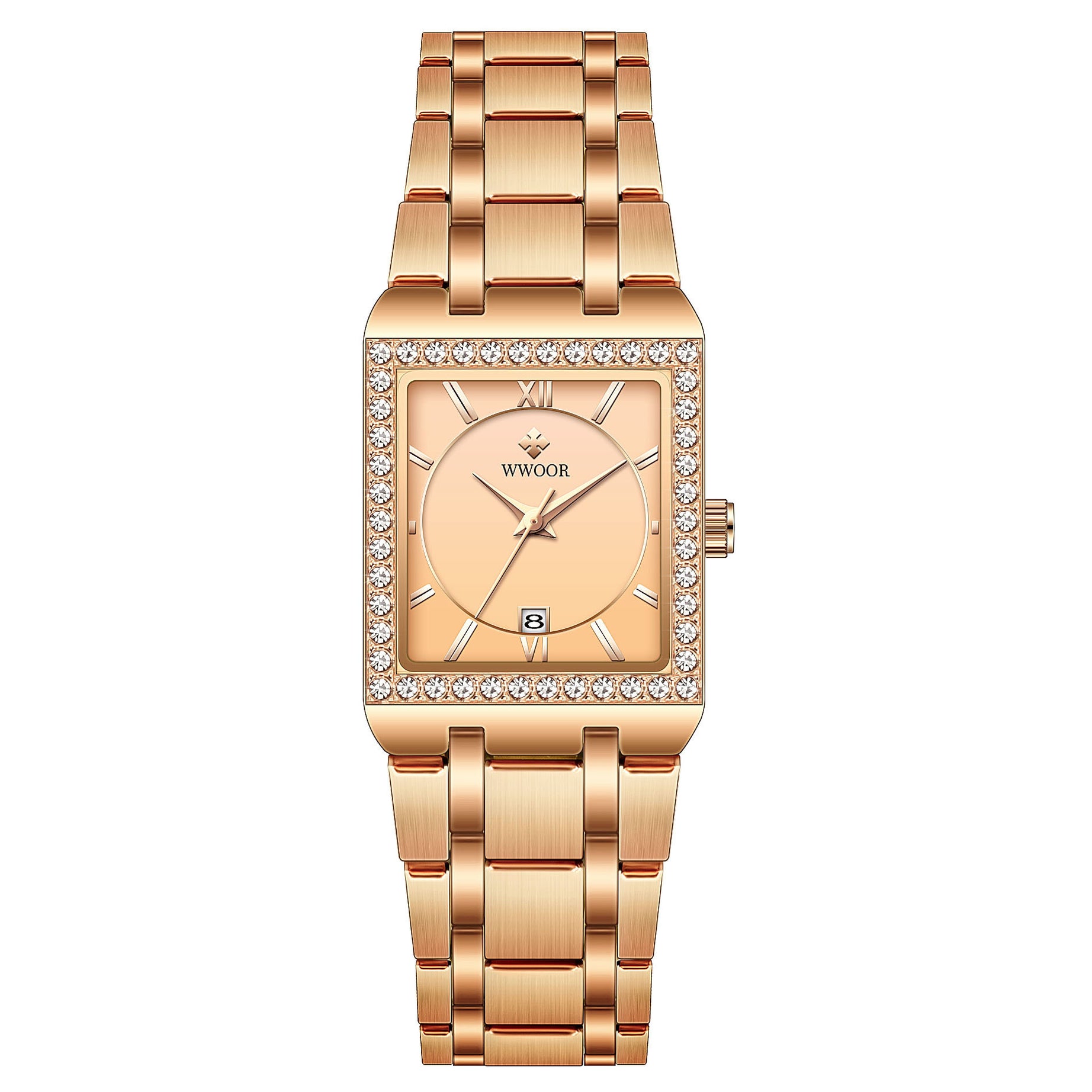Grip Love Diamond Waterproof Quartz Watch - ShreeBliss