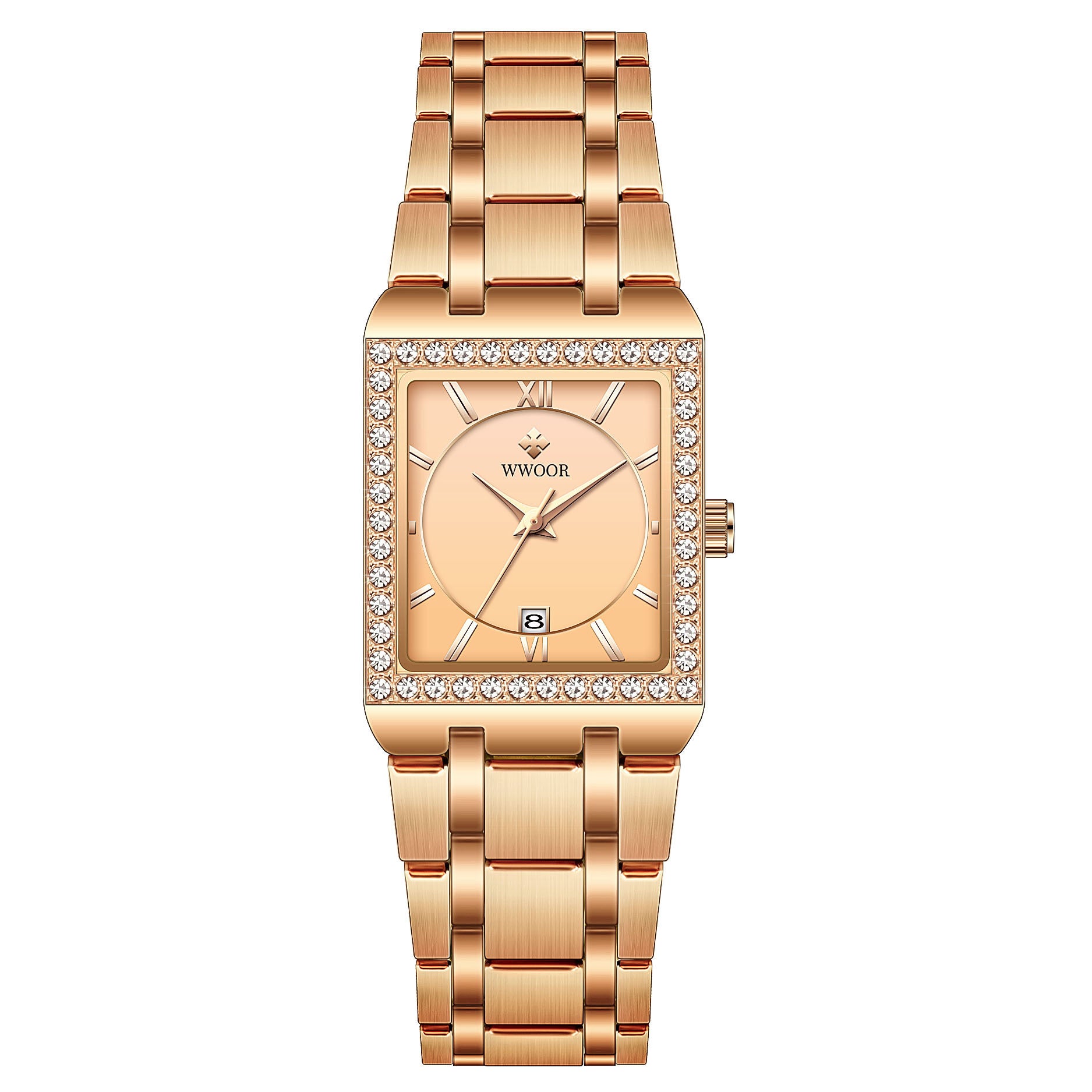 Grip Love Diamond Waterproof Quartz Watch - ShreeBliss