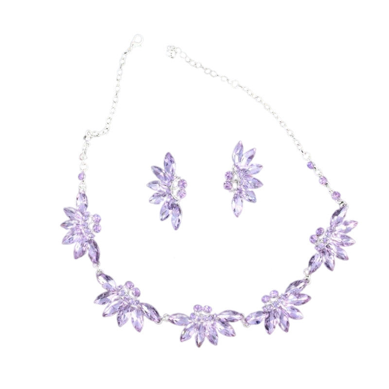 Alloy Crystal Flower Bridal Hairpiece – ShreeBliss