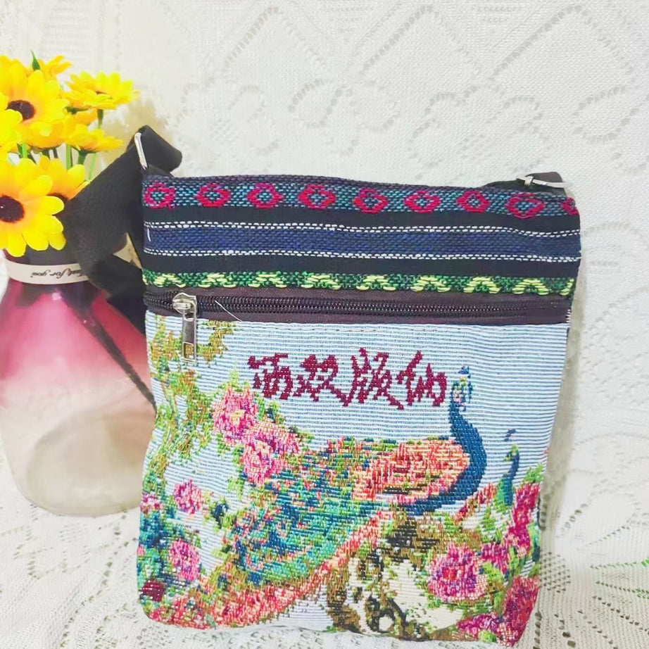 Ethnic Embroidered Elephant Crossbody Bag – ShreeBliss