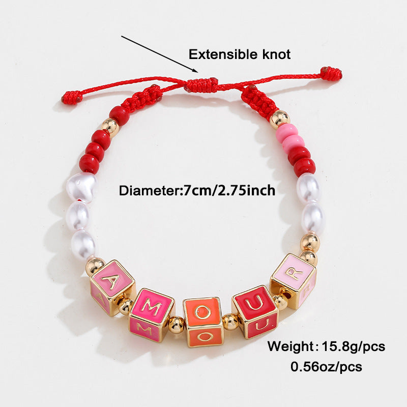 Colorful Beaded Necklace & Bracelet Set – ShreeBliss