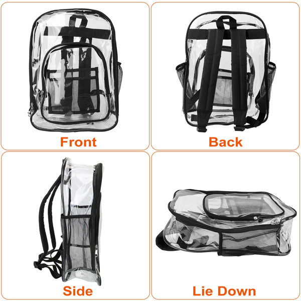 Large Transparent School Backpack – ShreeBliss