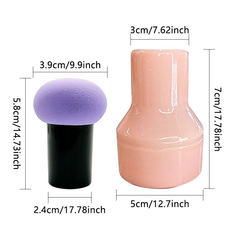 Mushroom Puff With Lid - ShreeBliss