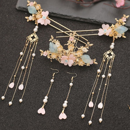 Fringed Headdress Hairpin Set – ShreeBliss