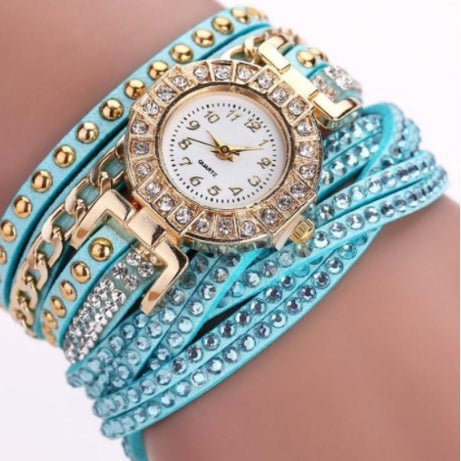 Fashion Ladies Twist Braided Quartz Watch - ShreeBliss