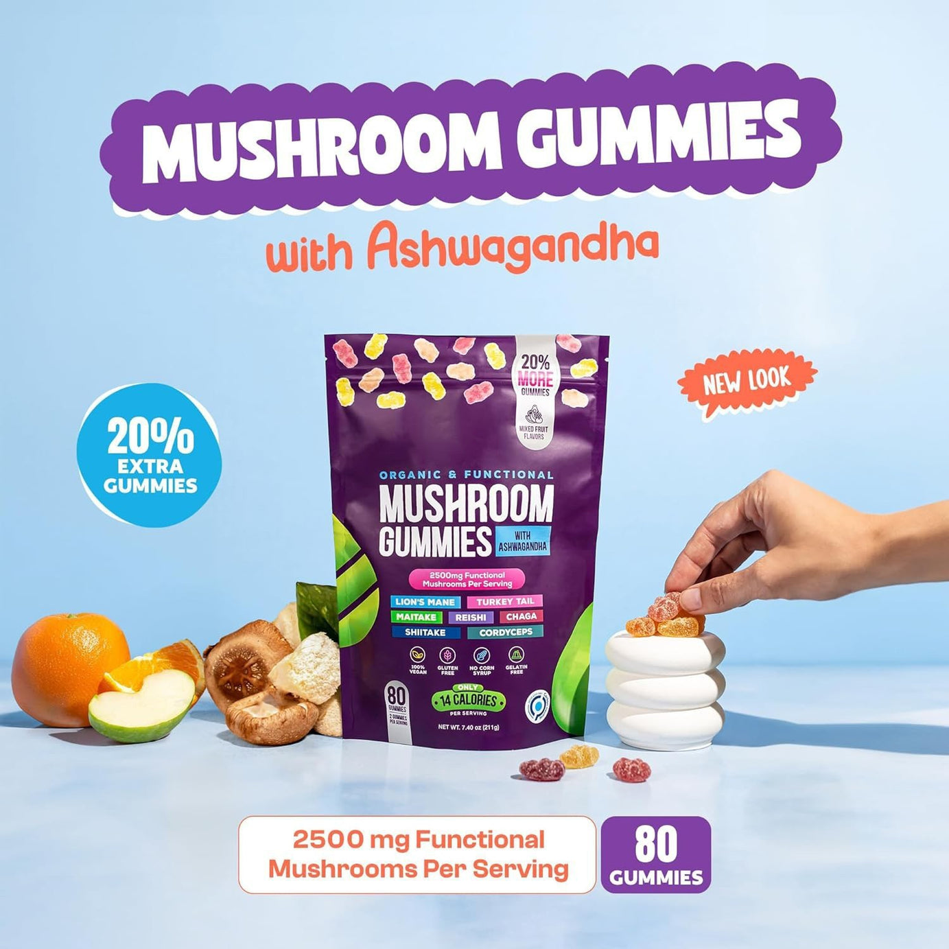 Mushroom Supplement Gummies - ShreeBliss