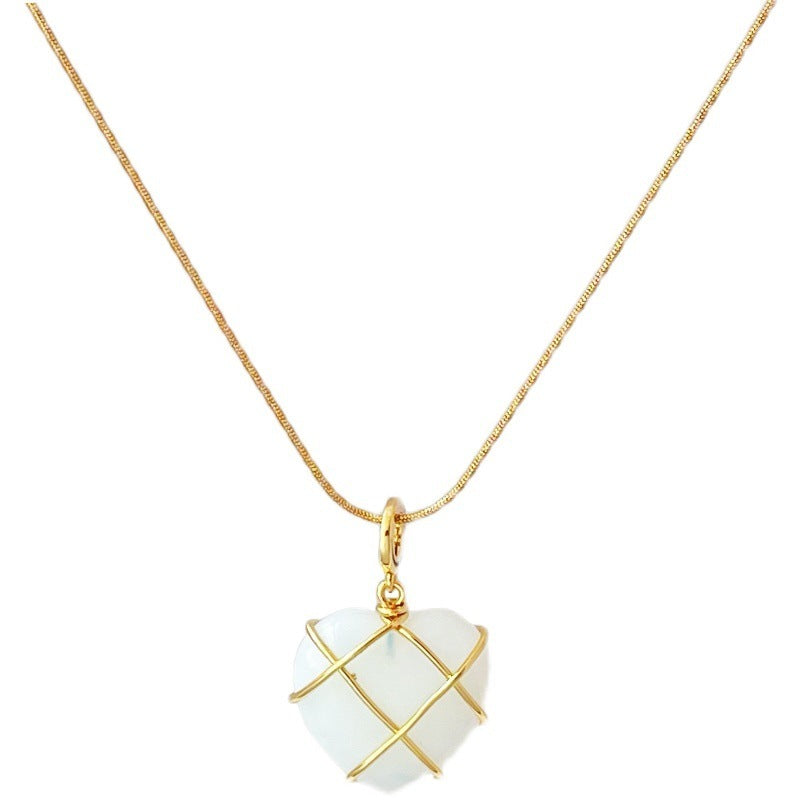 Fashion Moonstone Pendant Necklace for Girls – ShreeBliss